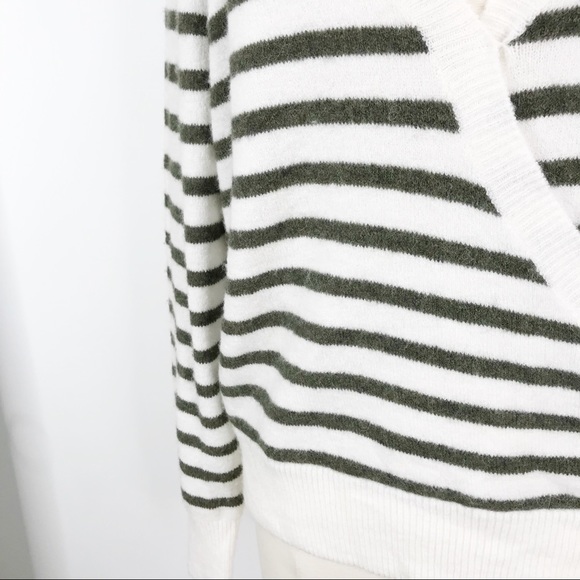 New Madewell Wrap-Front Sweater in Elthorne Stripe - Picture 8 of 12